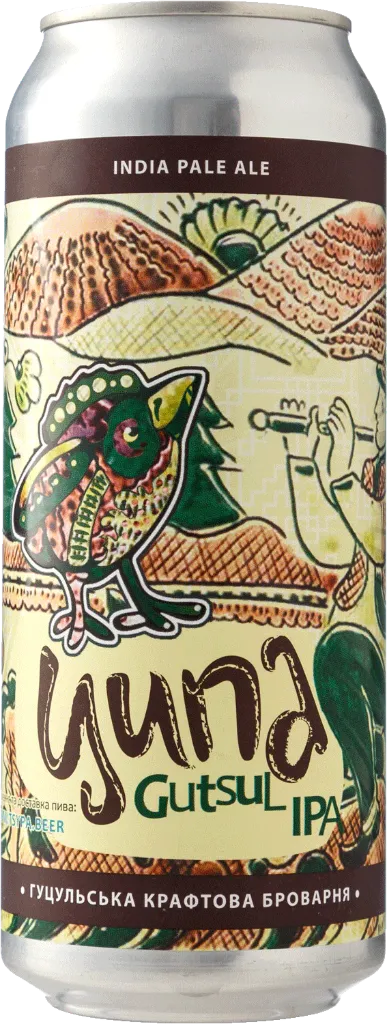 Пиво Ципа Гуцул IPA, ABV 6.1%, 0.5л