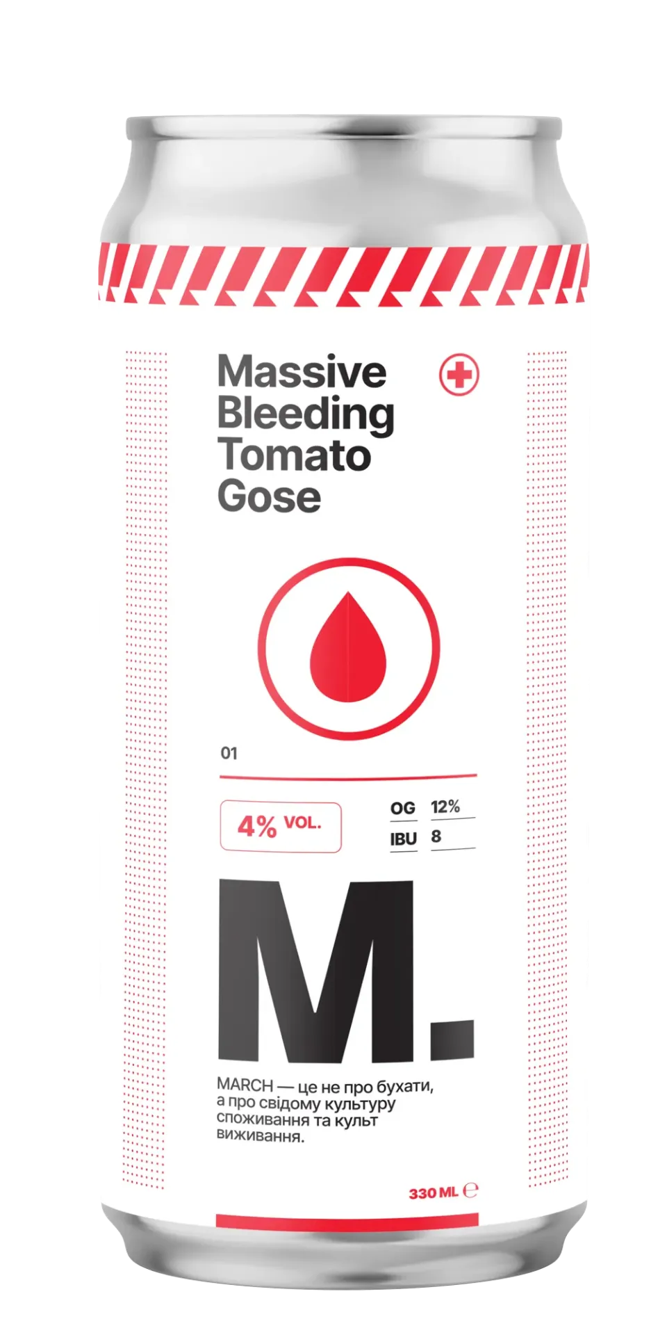 Пиво ШО Massive Bleeding Sour, ABV 4%, 0.33л