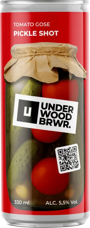 Пиво Underwood Pickle Shot Sour, ABV 5.5%, 0.33л