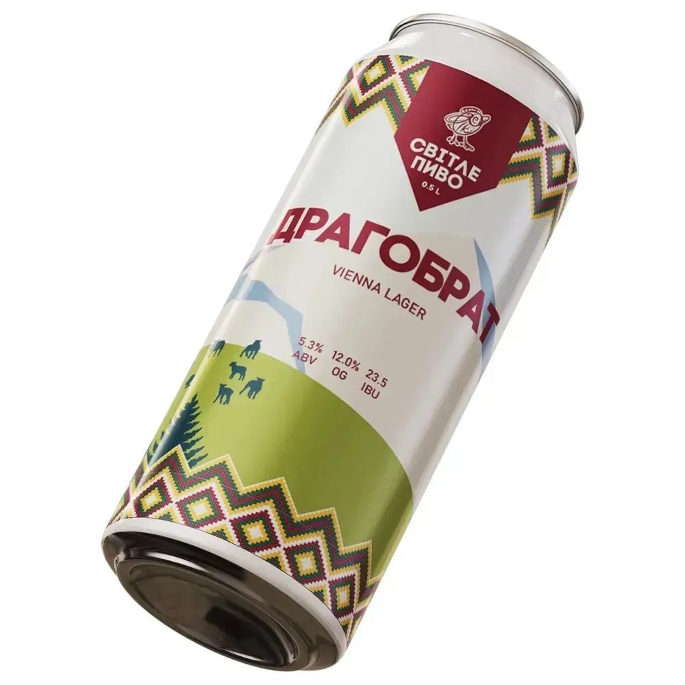 Пиво Ципа Драгобрат Vienna Lager, ABV 5.3%, 0.5л