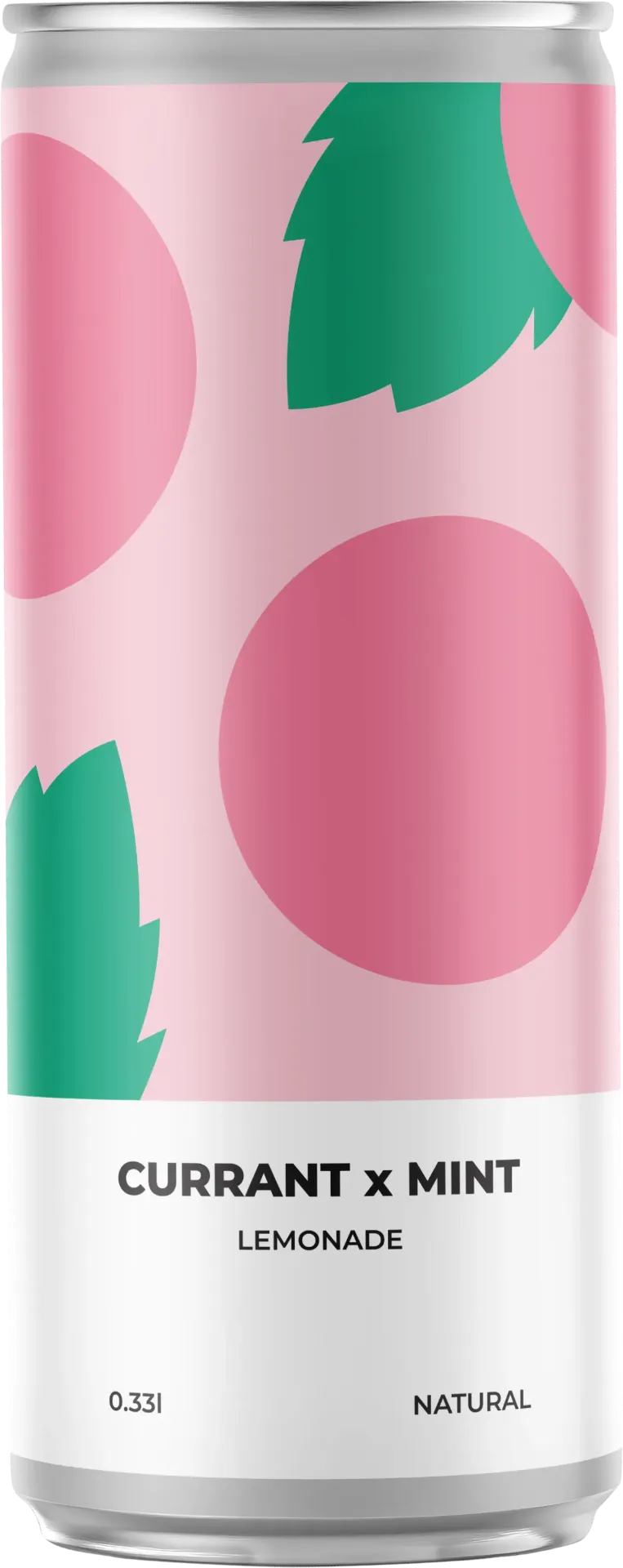 Лимонад Underwood Soda Currant X Mint Lemonade, ABV 0.0%, 0.33 л