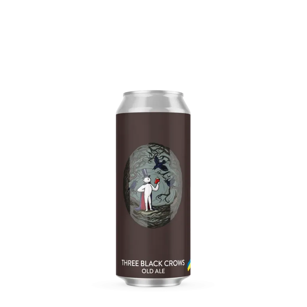 [100001069] Пиво Varvar Three Black Crows Old Ale,  ABV 7,7%, 0,3 л