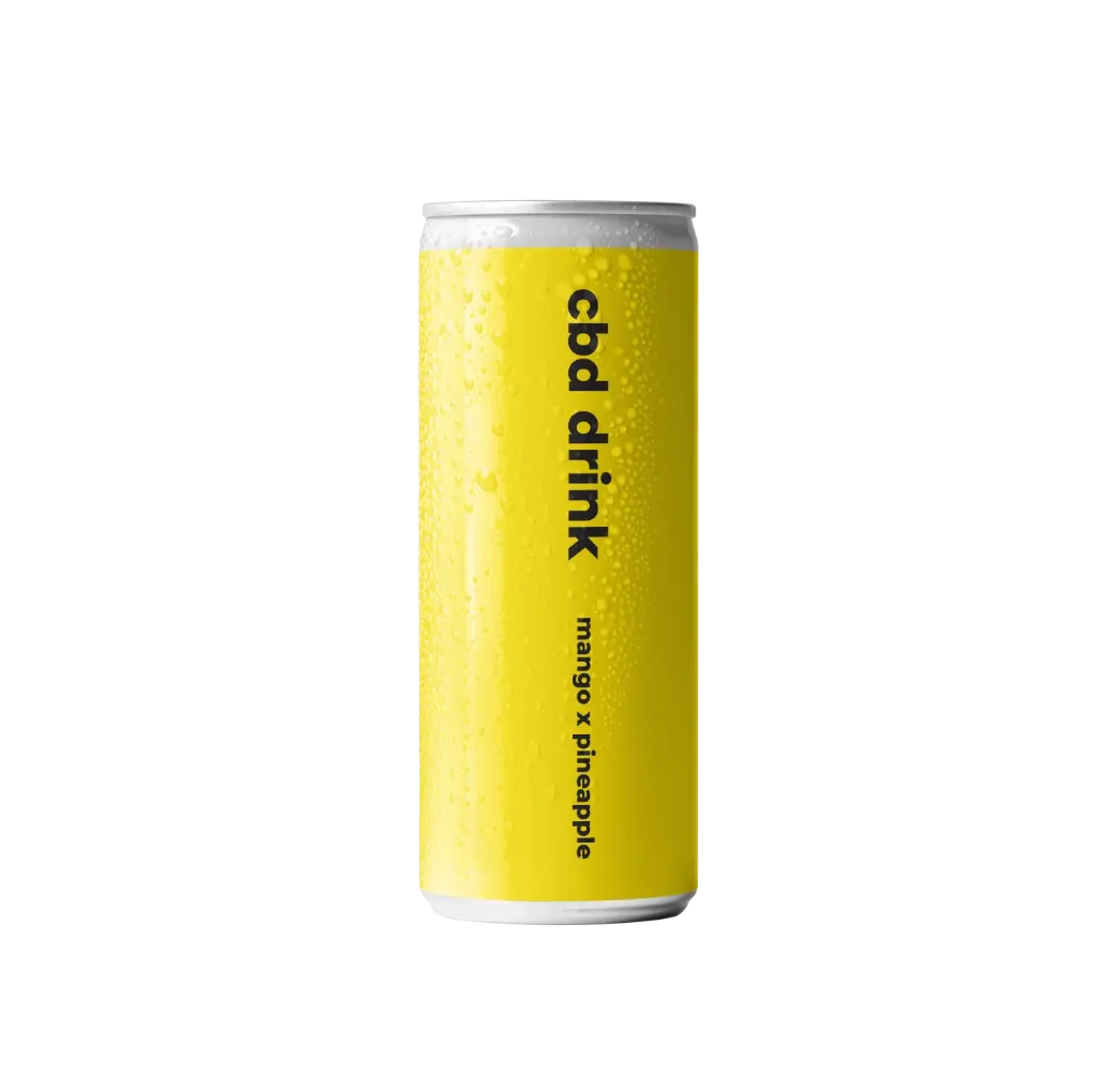 [100000099] Лимонад Underwood Soda CBD Drink Pineapple Mango, ABV 0.0%, 0.33 л