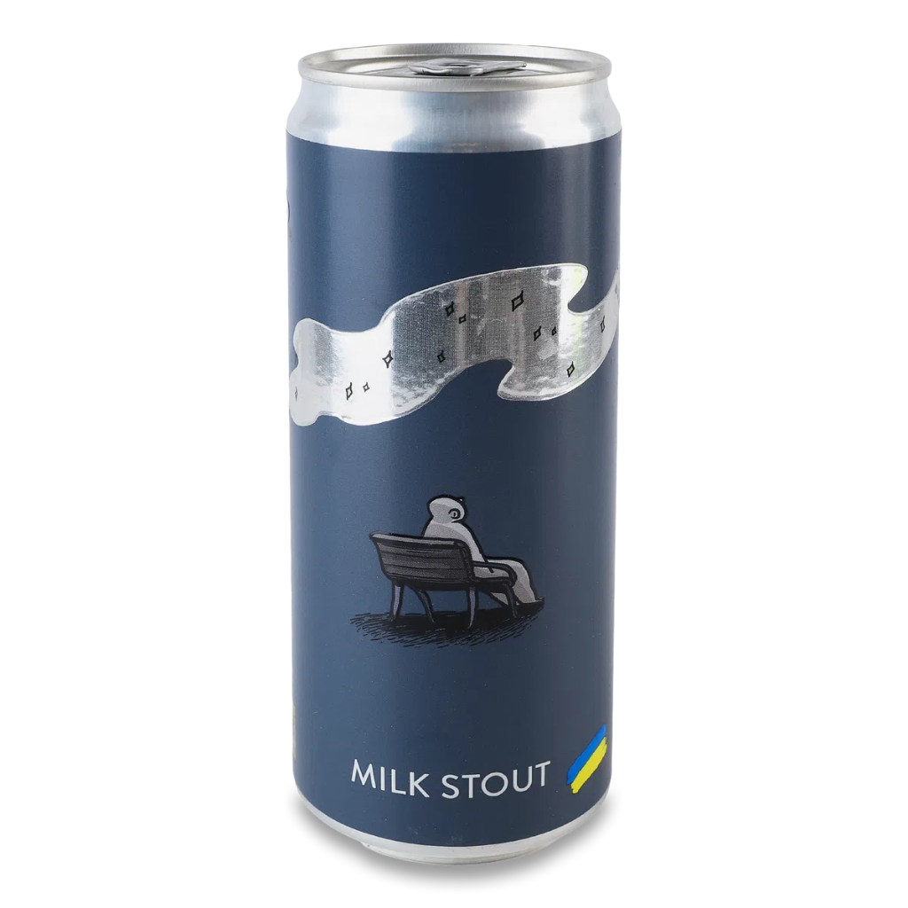 [100001037] Пиво Varvar Milk Stout, ABV 6%, 0.375л