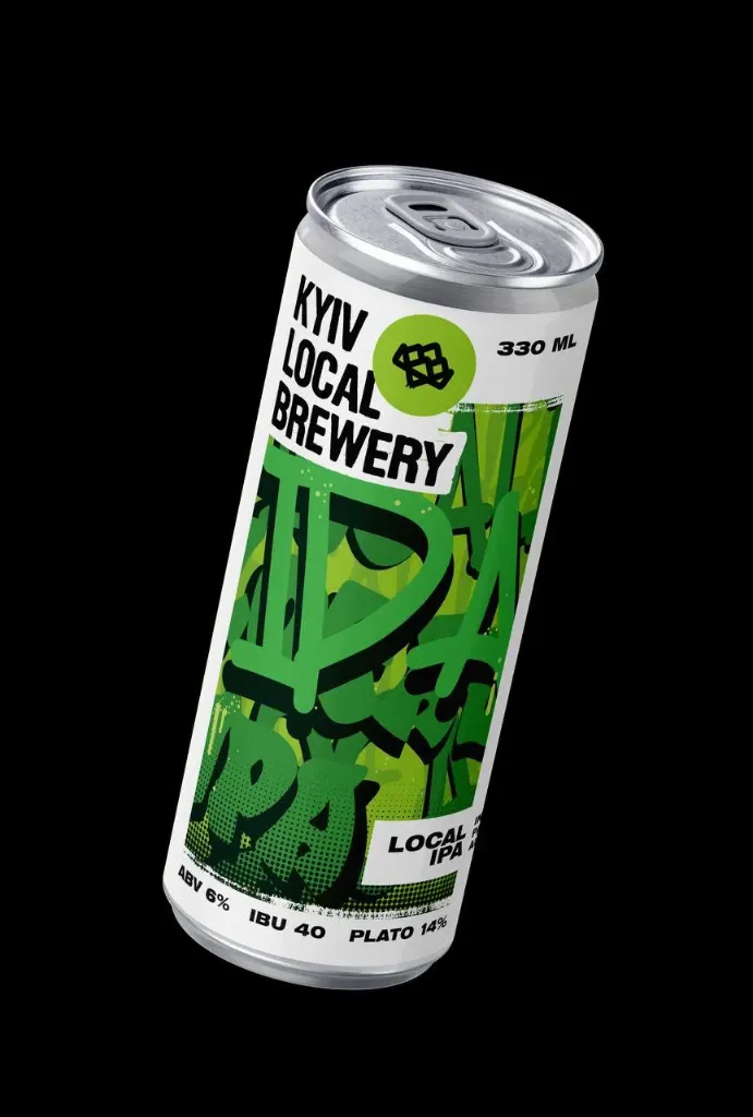 [100003337] Пиво Kyiv Local Brewery Local IPA, ABV 6%, 0.33л