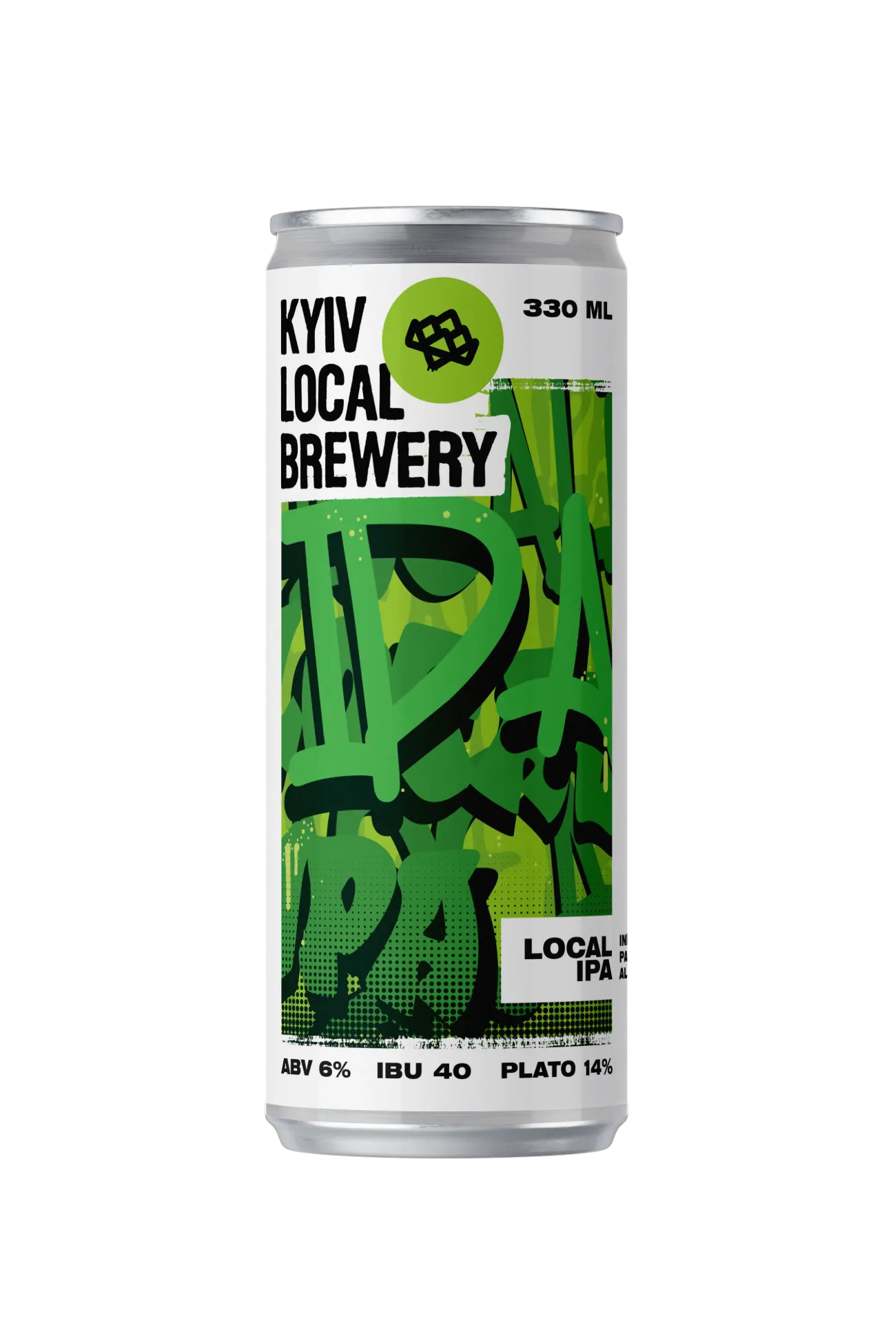 Пиво Kyiv Local Brewery Local IPA, ABV 6%, 0.33л
