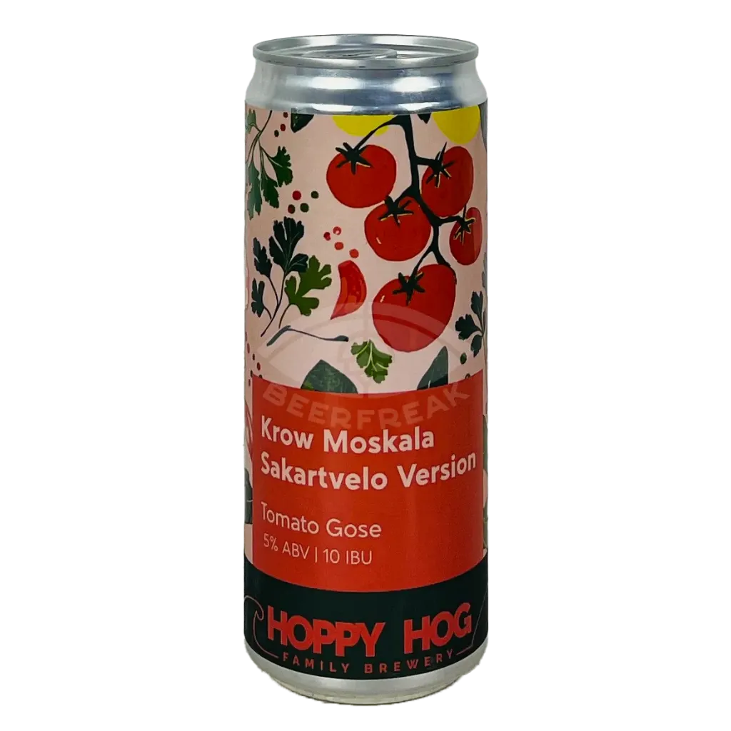 Пиво Hoppy Hog Krow Moskala Arrabiata Ver. Sour, ABV 5%, 0.33л