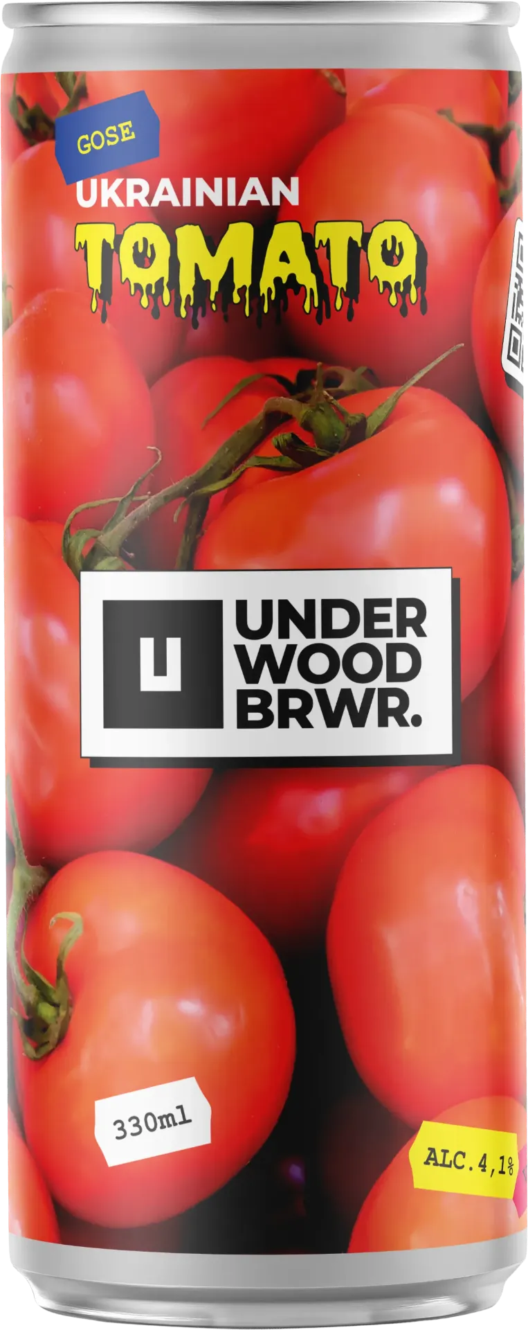 Пиво Underwood Ukrainian Tomato Gose, ABV 4,1%, 0.33л