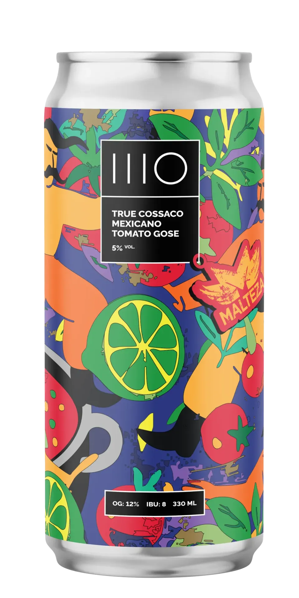 Пиво ШО True Cossaco Mexicano Tomato Gose, ABV 5%, 0.33л