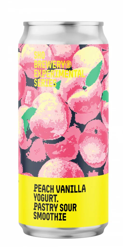 Пиво ШО Peach Vanilla Yogurt Smoothie Pastry Sour, ABV 4%, 0.33л