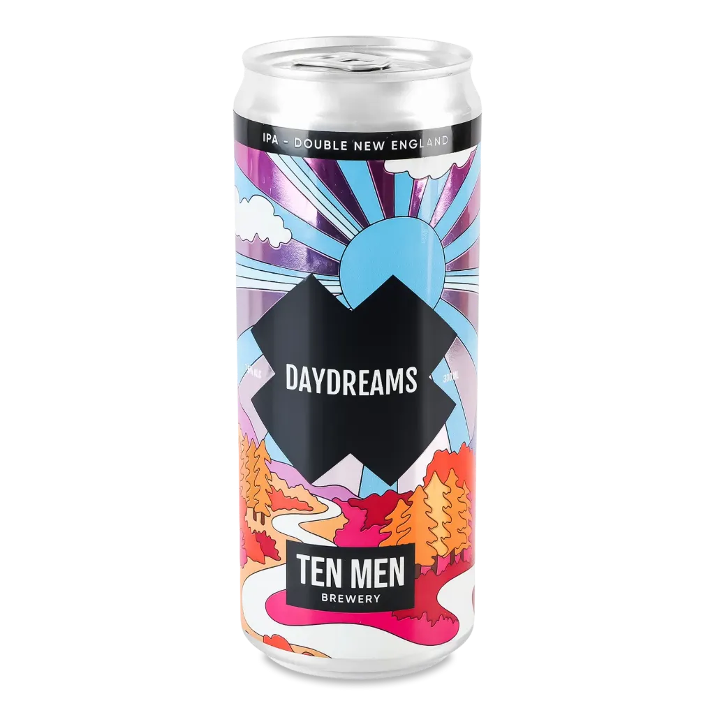Пиво Ten Men Daydreams Double NEIPA, ABV 7,6%, 0.33л