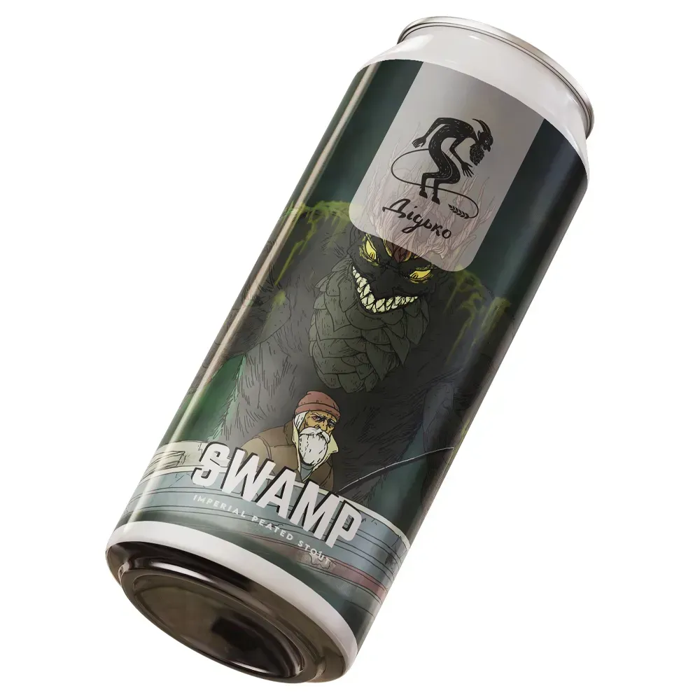 [100003546] Пиво Дідько Swamp: Imperial Peated Stout Imperial Stout, ABV 8%, 0.33л