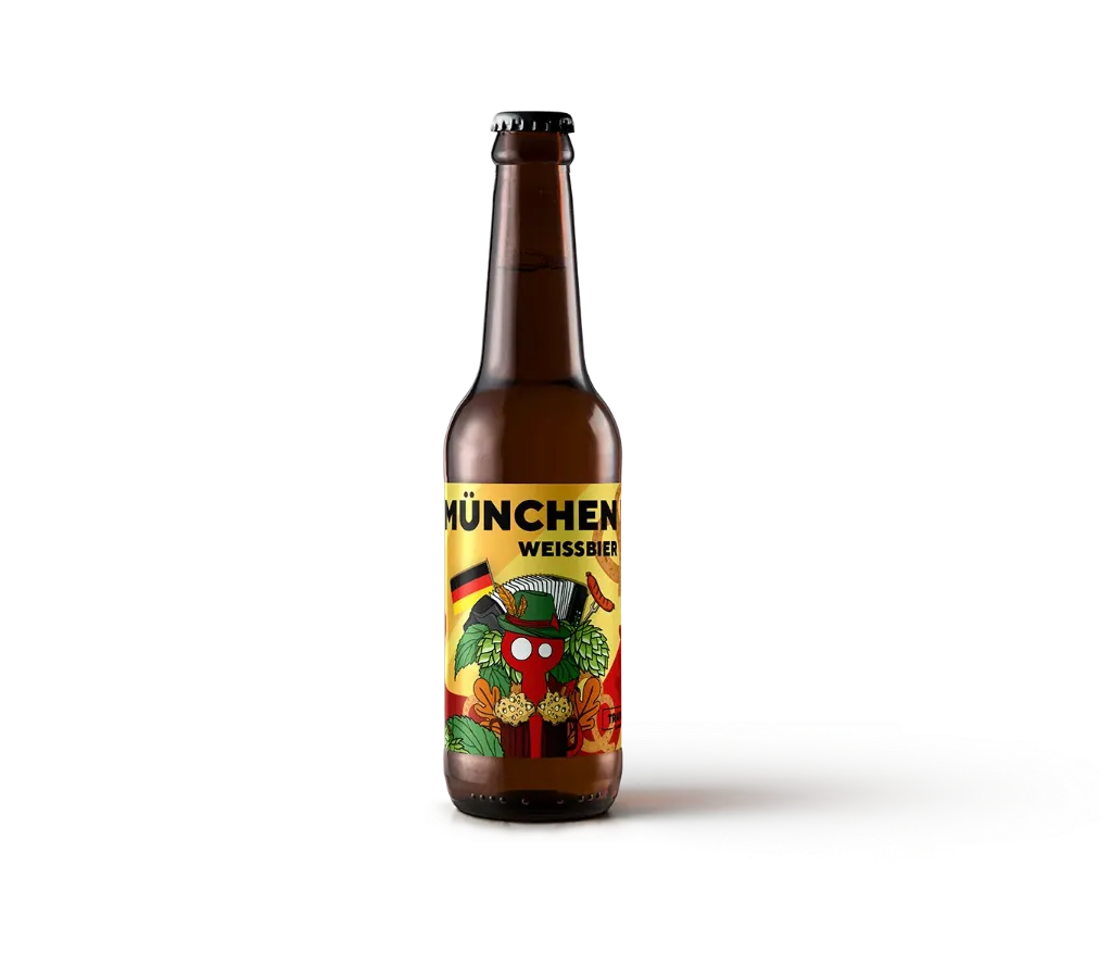 Пиво Red Cat Munchen Weissbier, ABV 4,2%, 0.33л