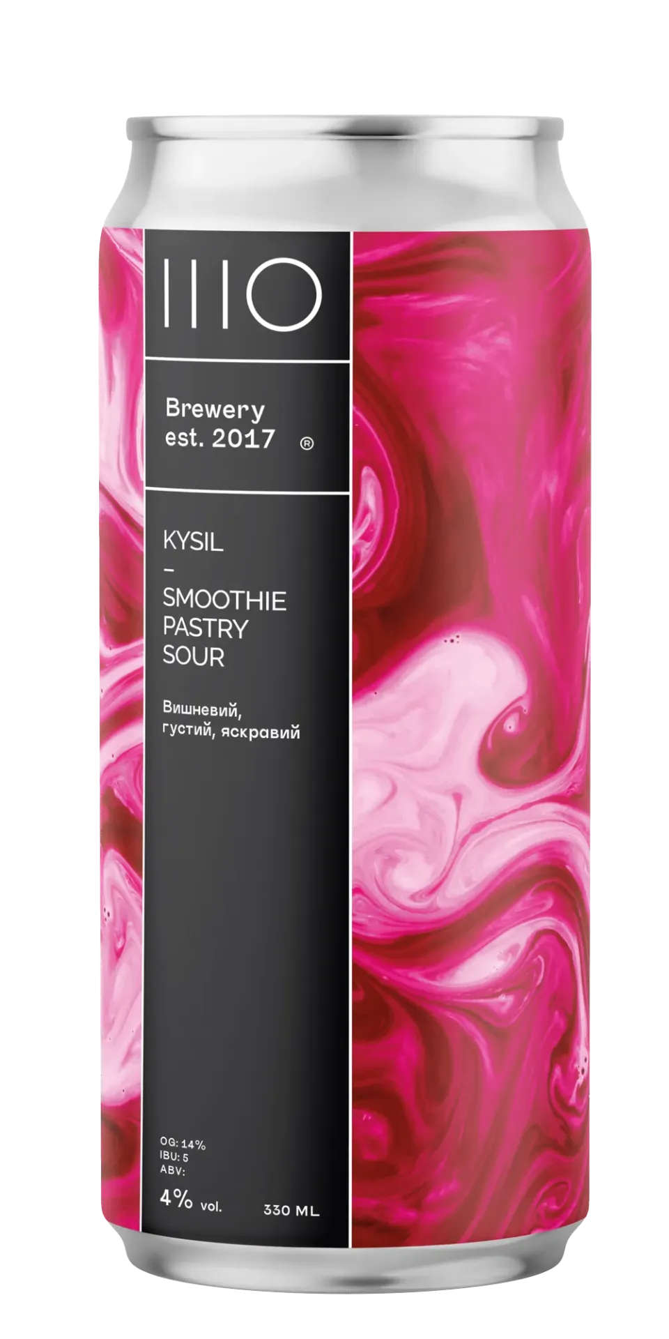 Пиво ШО Kysil Pastry Sour, ABV 4%, 0.33 л