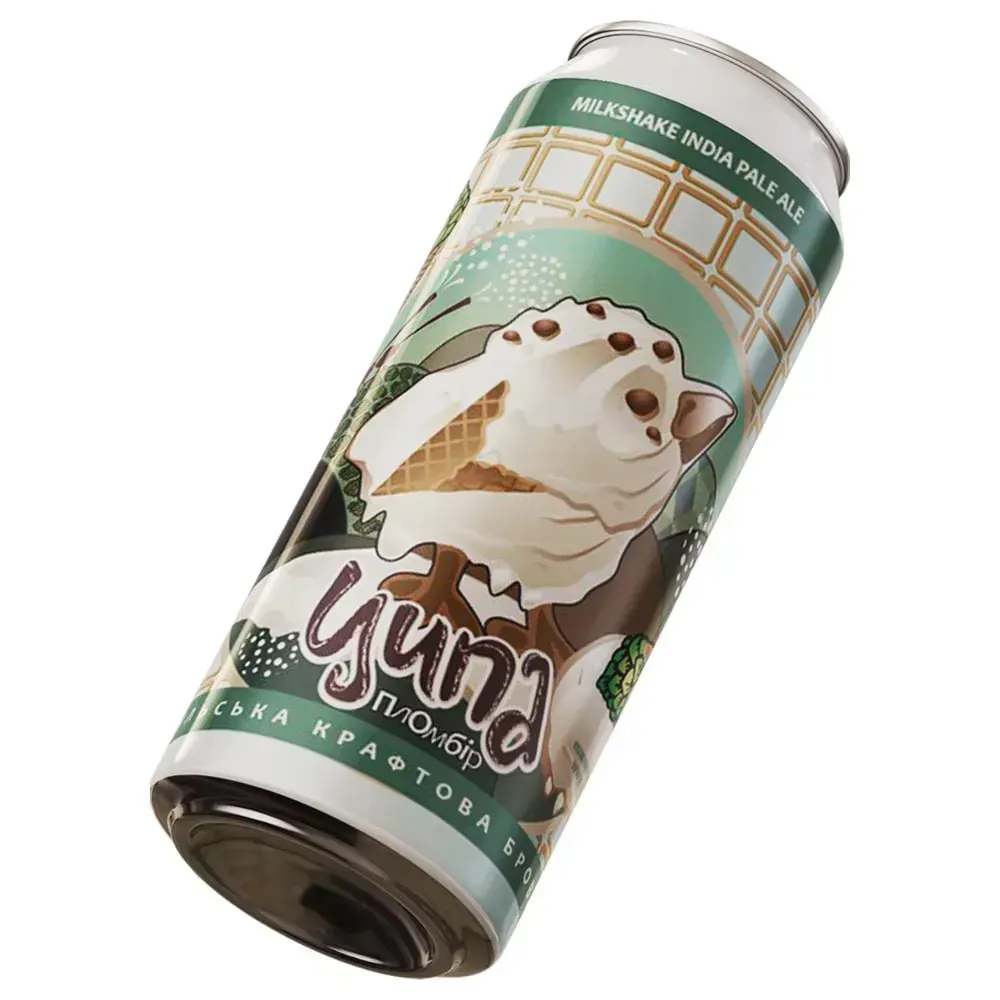 Пиво Ципа Пломбір Milkshake IPA, ABV 5.6%, 0.5л