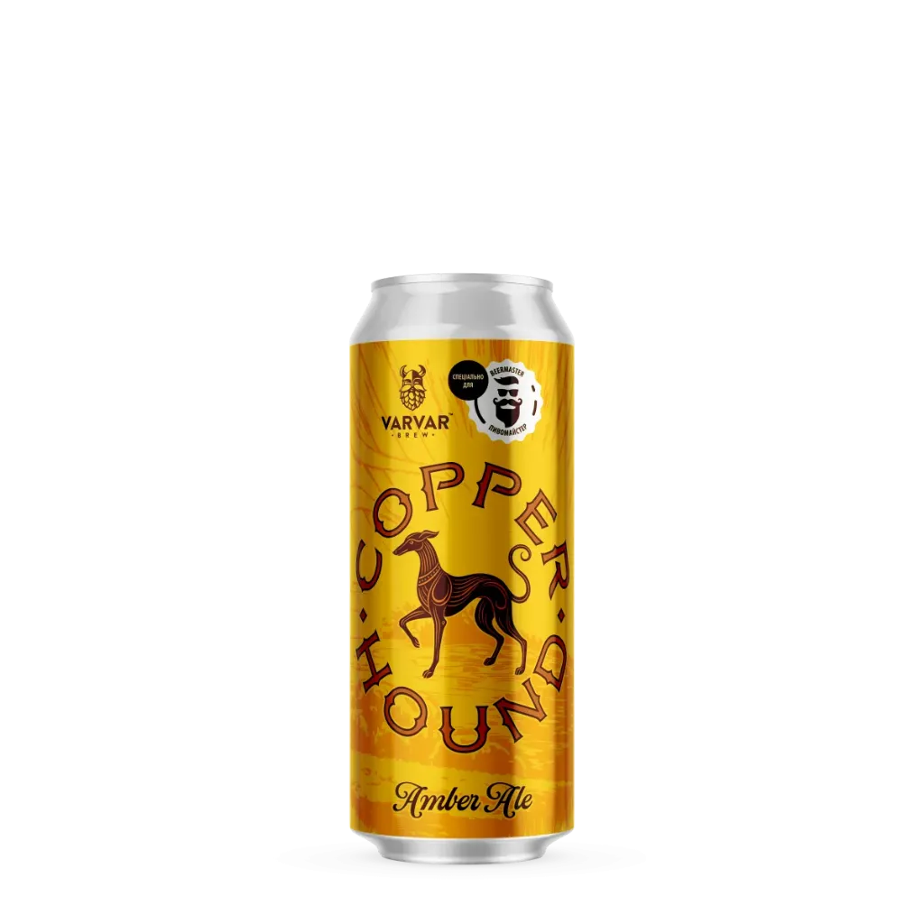 [100001006] Пиво Varvar Copper Hound Amber Ale, ABV 5%, 0.33л