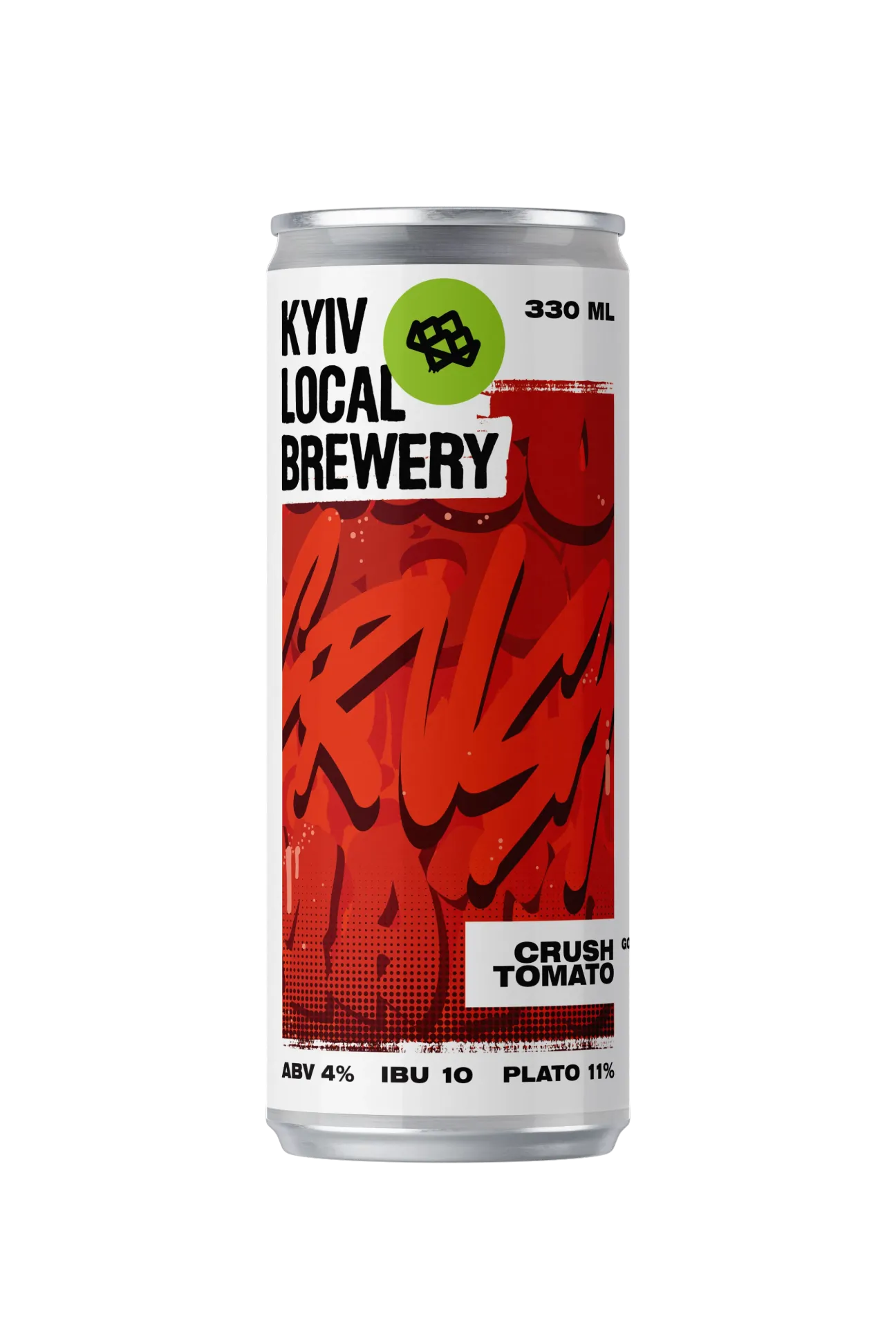 [100000457] Пиво Kyiv Local Brewery Crush Tomato Sour, ABV 4.5%, 0.33л