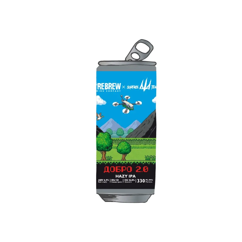 Пиво Rebrew Добро 2.0 IPA, ABV 6.9%, 0.33л