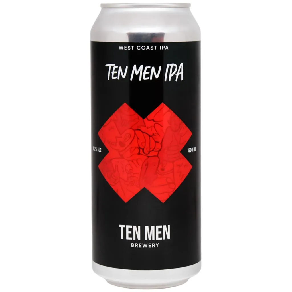 [100000877] Пиво Ten Men IPA, ABV 6%, 0.5л