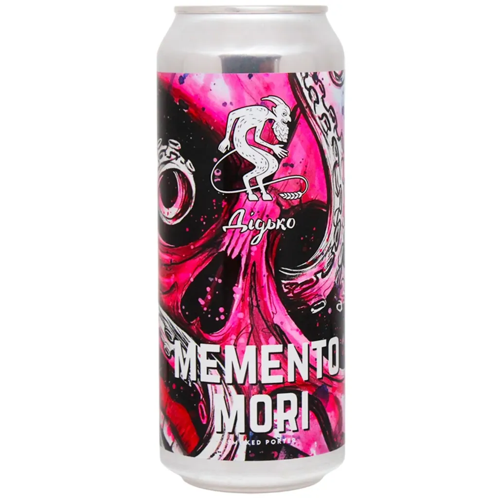 Пиво Дідько Memento Mori Porter, ABV 6.9%, 0.5л