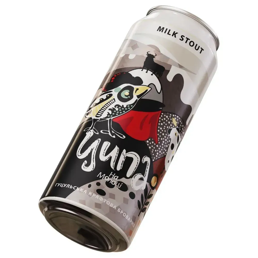 [100001339] Пиво Ципа На Молоці Milk Stout, ABV 7.6%, 0.5л